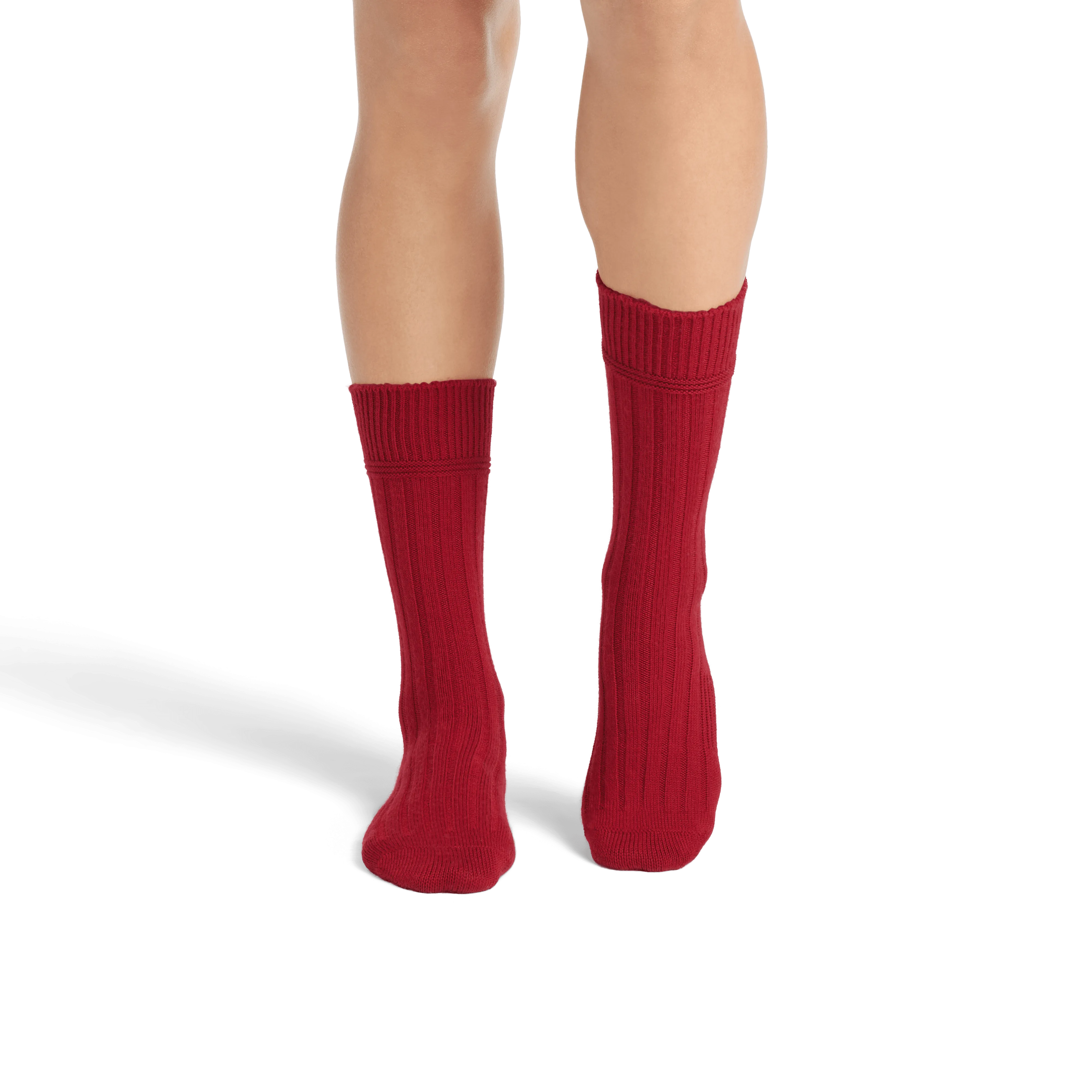 Women's Merino Cashmere Blend Rib Calf Sock 3-Pack